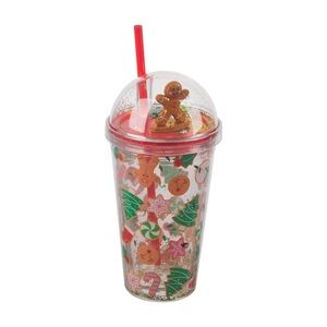 NWT Christmas Themed Tumbler with Dome SIze 16oz